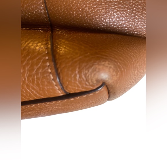 Coach Brown Leather Tote Bag - Picture 5 of 16